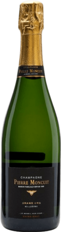Free Shipping | White sparkling Pierre Moncuit Millésimé Grand Cru Extra Brut A.O.C. Champagne Champagne France Chardonnay 75 cl
