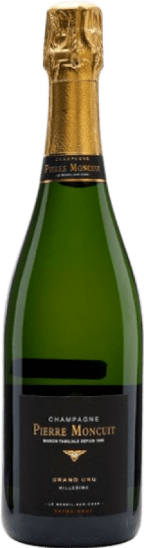 Free Shipping | White Sparkling Wine Pierre Moncuit Millésimé Grand Cru Extra Brut A.O.C. Champagne Champagne France Chardonnay 75 cl