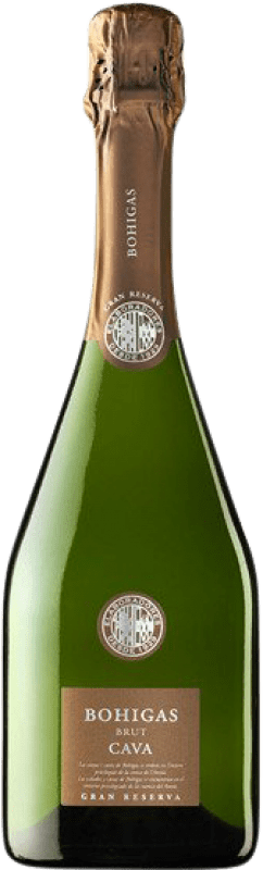 Envío gratis | Espumoso blanco Fermí Bohigas Extra Brut Gran Reserva D.O. Cava Cataluña España Macabeo, Xarel·lo, Chardonnay, Parellada 75 cl