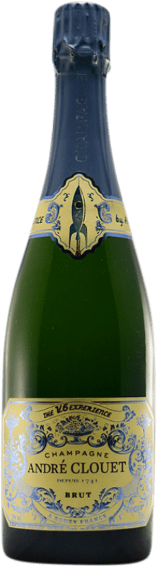 Kostenloser Versand | Weißer Sekt André Clouet The V6 Expérience Grand Cru A.O.C. Champagne Champagner Frankreich Spätburgunder 75 cl