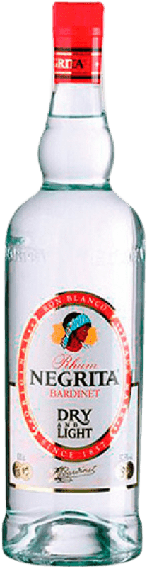 Free Shipping | Rum Bardinet Negrita Blanco Dry and Light Dominican Republic 1 L