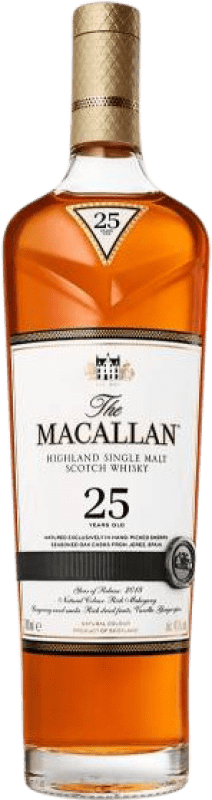 Envoi gratuit | Single Malt Whisky Macallan Sherry Oak Ecosse Royaume-Uni 25 Ans 70 cl