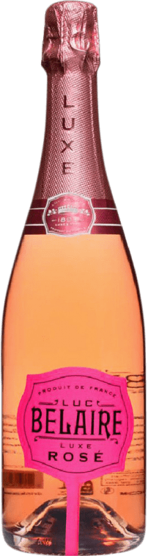 Envio grátis | Espumante rosé Luc Belaire Luxe Rosé Garrafa Luminosa França Syrah, Grenache, Cinsault 75 cl