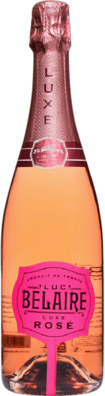 Free Shipping | Rosé sparkling Luc Belaire Luminous Bottle France Syrah, Grenache, Cinsault 75 cl