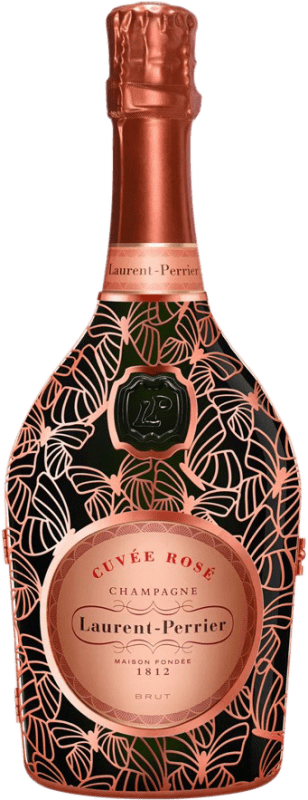 159,95 € Free Shipping | Rosé Sparkling Wine Laurent Perrier Cuvée Rose Metal Jacket Mariposa A.O.C. Champagne