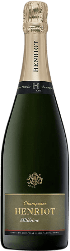 送料無料 | 白のスパークリングワイン Henriot Brut — ブリュット Millésimé A.O.C. Champagne シャンパン フランス Pinot Noir — ピノ・ノワール, Chardonnay — シャルドネ 75 cl