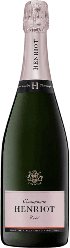 免费送货 | 玫瑰气泡酒 Henriot Rosé 香槟 A.O.C. Champagne 香槟酒 法国 Chardonnay 75 cl