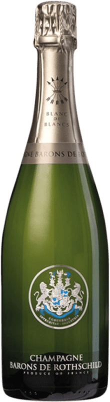 154,95 € | 白起泡酒 Barons de Rothschild Blanc de Blancs A.O.C. Champagne 香槟酒 法国 瓶子 Magnum 1,5 L
