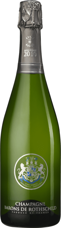 132,95 € Envio grátis | Espumante branco Barons de Rothschild Millésimé A.O.C. Champagne