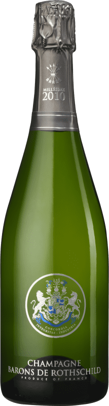 105,95 € | Weißer Sekt Barons de Rothschild Millésimé A.O.C. Champagne Champagner Frankreich Pinot Schwarz, Chardonnay 75 cl