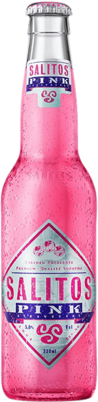 49,95 € | Boîte de 24 unités Mixer Salitos Pink — Rosé Mexique Bouteille Tiers 33 cl