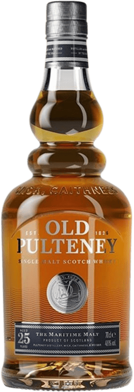 送料無料 | ウイスキーシングルモルト Old Pulteney スコットランド イギリス 25 年 70 cl