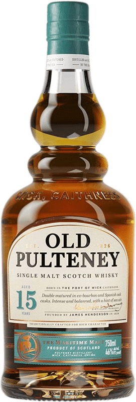 送料無料 | ウイスキーシングルモルト Old Pulteney スコットランド イギリス 15 年 70 cl