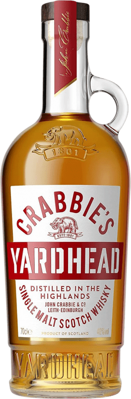 免费送货 | 威士忌单一麦芽威士忌 Crabbie Yardhead 苏格兰 英国 70 cl