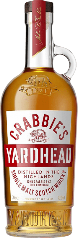 Free Shipping | Single Malt Whisky Crabbie Yardhead Scotland United Kingdom 70 cl