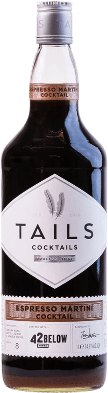 Free Shipping | Schnapps Bacardí Tails Cocktails Espresso Martini United Kingdom 1 L