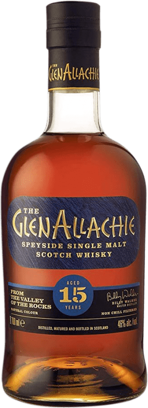 99,95 € | Whisky Single Malt Glenallachie Speyside Royaume-Uni 15 Ans 70 cl