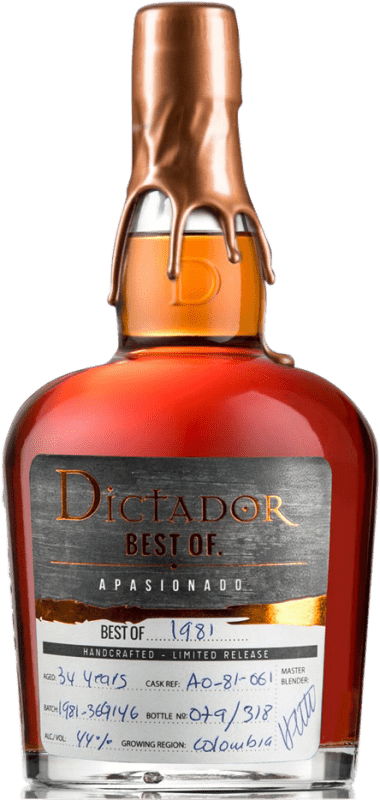 203,95 € Envoi gratuit | Rhum Dictador Best of 1981 Apasionado