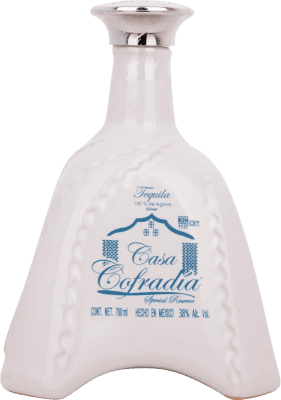 テキーラ La Cofradía Cerámica Blanco 70 cl