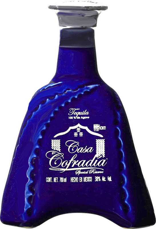 64,95 € | Tequila La Cofradía Cerámica Añejo — Envelhecido México 70 cl