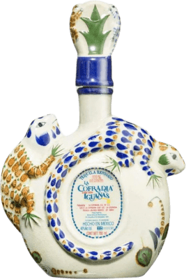 Tequila La Cofradía Iguanas Ceramic Porcelain Reposado 70 cl