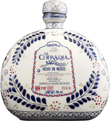 Текила La Cofradía Talavera Cerámica Reposado 70 cl