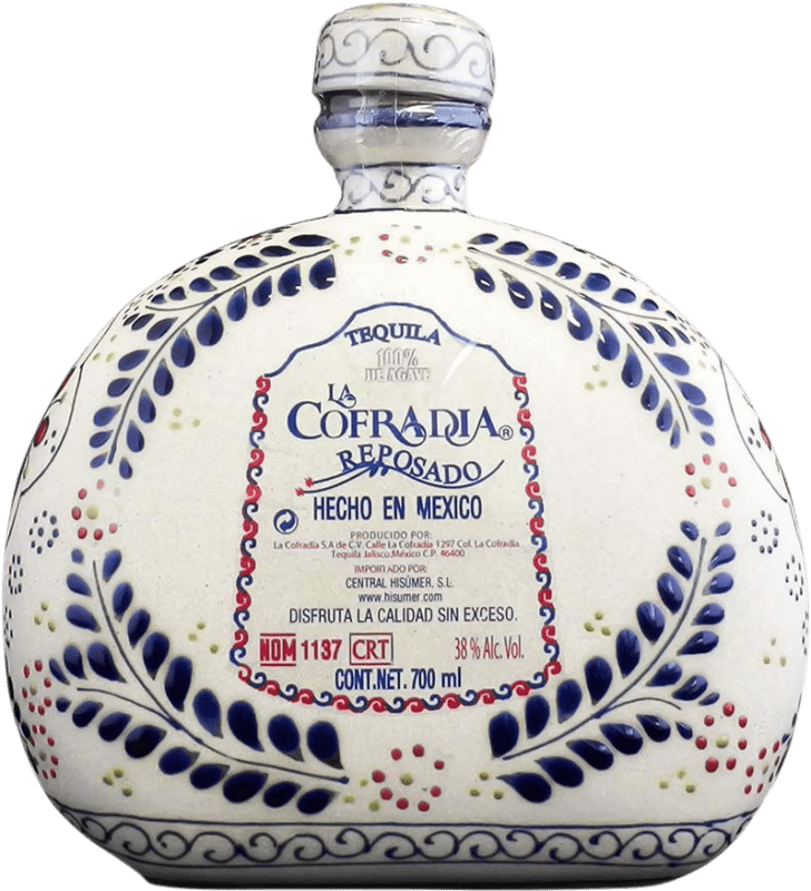 142,95 € | Tequila La Cofradía Talavera Cerámica Reposado Mexiko 70 cl