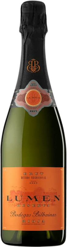 16,95 € | 白起泡酒 Bodegas Bilbaínas Lumen 香槟 预订 D.O.Ca. Rioja 拉里奥哈 西班牙 Grenache 75 cl