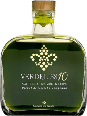 Envío gratis | Aceite de Oliva Verdeliss 10 Luxury Black España Picual Botella Medium 50 cl