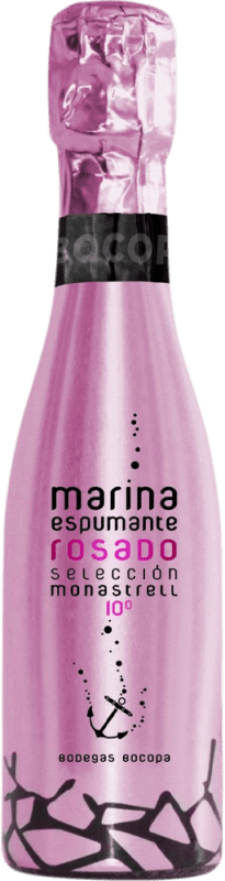 4,95 € Envoi gratuit | Vin Mousseux Rosé Bocopa Marina Espumante Rosé D.O. Alicante Petite Bouteille 20 cl