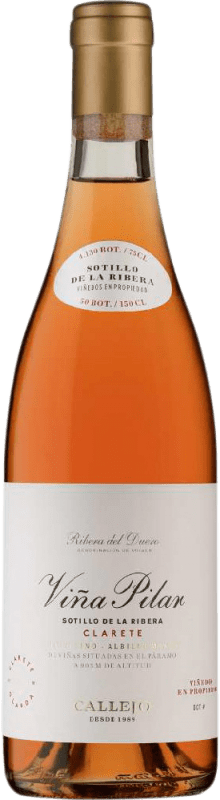 21,95 € | Розовое вино Félix Callejo Viña Pilar Rosado D.O. Ribera del Duero Кастилия-Леон Испания Tempranillo, Albillo 75 cl