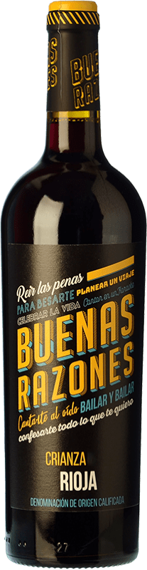 13,95 € | 赤ワイン Qui Artis Buenas Razones D.O.Ca. Rioja ラ・リオハ スペイン Tempranillo 75 cl