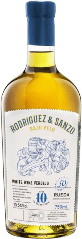 23,95 € | Белое вино Rodríguez & Sanzo Bajo Velo D.O. Rueda Кастилия-Леон Испания Verdejo — Вердехо 75 cl