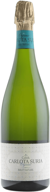 12,95 € | Белое игристое Pago de Tharsys Carlota Suria Природа Брута D.O. Cava Каталония Испания Macabeo, Parellada 75 cl