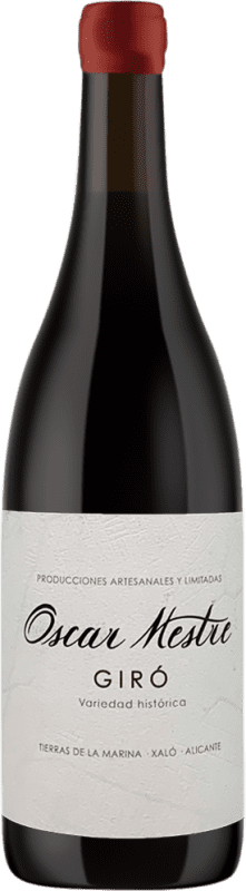 Free Shipping | Red wine Riko Xaló Oscar Mestre D.O. Alicante Valencian Community Spain Giró Blanco 75 cl