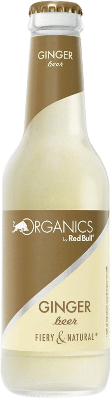 Envio grátis | Caixa de 24 unidades Refrescos e Mixers Red Bull Energy Drink Ginger Beer Cristal Áustria Garrafa Pequena 25 cl