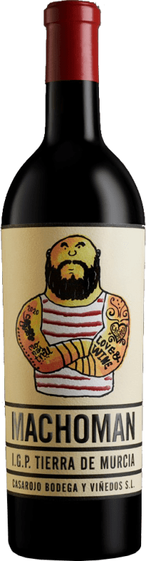 Free Shipping | Red wine Casa Rojo Macho Man D.O. Jumilla Region of Murcia Spain Monastrell Jéroboam Bottle-Double Magnum 3 L