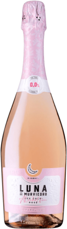6,95 € | Espumante rosé Murviedro Luna Sparkling 0.0 Rosé Espanha 75 cl Sem Álcool