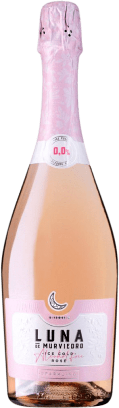 10,95 € Envio grátis | Espumante rosé Murviedro Luna Sparkling 0.0 Rosé