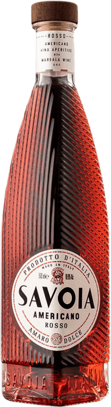 Envio grátis | Aperitivo Bitter Giuseppe Gallo Savoia Americano Rosso — Tinto Itália 70 cl
