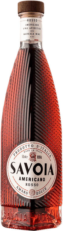 Envio grátis | Vermute Giuseppe Gallo Savoia Americano Rosso Itália 70 cl