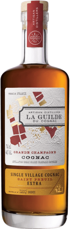 Kostenloser Versand | Cognac La Guilde Saint Preuil A.O.C. Cognac Frankreich 70 cl