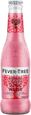 Soft Drinks & Mixers 24 units box Fever-Tree Raspberry and Rhubarb Tonic Water Small Bottle 20 cl