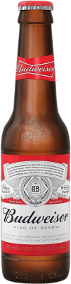 31,95 € | Scatola da 24 unità Birra Budweiser stati Uniti Bottiglietta 25 cl