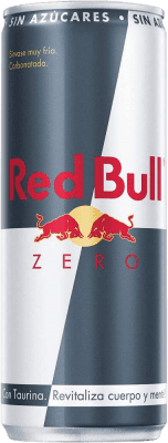 Getränke und Mixer 24 Einheiten Box Red Bull Energy Drink Zero Alu-Dose 25 cl