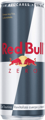 64,95 € Бесплатная доставка | Коробка из 24 единиц Энергетический напиток Red Bull Energy Drink Zero Жестяная банка 25 cl