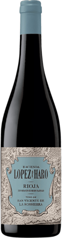 8,95 € | Красное вино Hacienda López de Haro San Vicente de la Sonsierra D.O.Ca. Rioja Ла-Риоха Испания Tempranillo, Mazuelo 75 cl