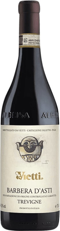 22,95 € | Red wine Vietti Tre Vigne D.O.C. Barbera d'Asti Piemonte Italy Barbera 75 cl