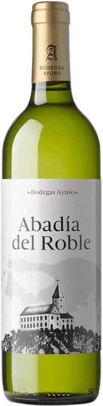 Envío gratis | Vino blanco Ayuso Abadía del Roble Blanco D.O. La Mancha Castilla la Mancha España 75 cl