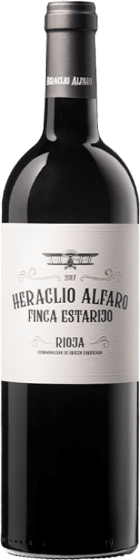 Envío gratis | Vino Tinto Heraclio Alfaro Estarijo D.O.Ca. Rioja La Rioja España Tempranillo, Garnacha, Graciano, Mazuelo 75 cl